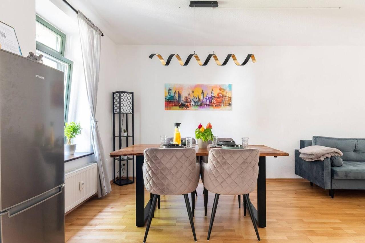 Super Zentrale, Gemutliche Wohnung Mit Balkon Leipzig Exterior foto
