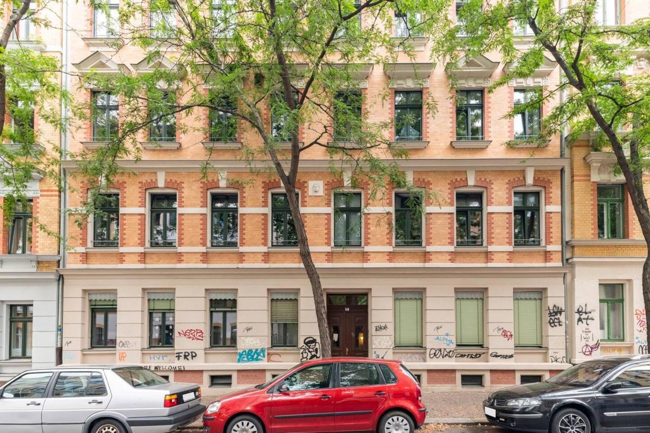 Super Zentrale, Gemutliche Wohnung Mit Balkon Leipzig Exterior foto